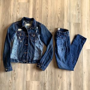 Abercrombie & Fitch kids Denim jacket and jeans